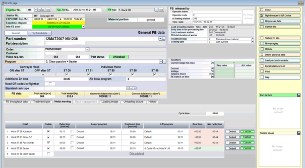제품기초정보 인식 및 작업기준 자동설정 이미지